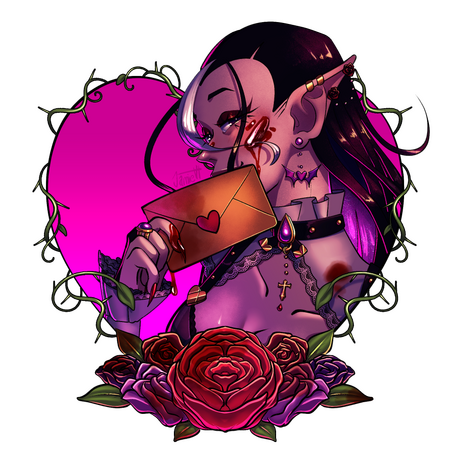 Valentine's YCH example